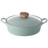 Neoflam Retro 26cm Low Stockpot Induction With Die-cast Lid  Green Demer
