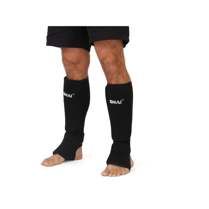 Smai Shin Instep Guard - Elastic - Xl / Black