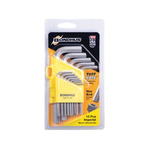 Bondhus 13 Piece Imperial Short Keys Hex Set 