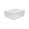 Flexi Storage Wardrobe 560 x 190 x 460mm White Mesh Basket