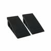 Adoored Black Medium Rubber Door Wedge - 2 Pack
