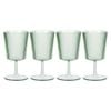 Davis & Waddell Saltara Plastic Wine Glasses 300ml Green Set Of 4