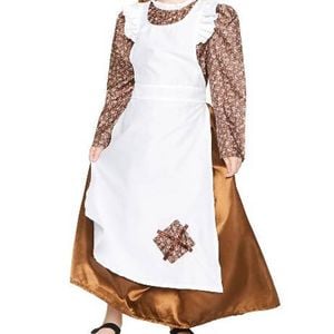 Poor Victorian Girls Dress Up Costume - Small
