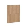 Kaboodle 600mm Cajun Oak Modern 2 Drawer Panels