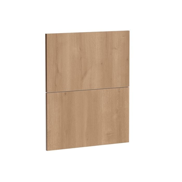 Kaboodle 600mm Cajun Oak Modern 2 Drawer Panels