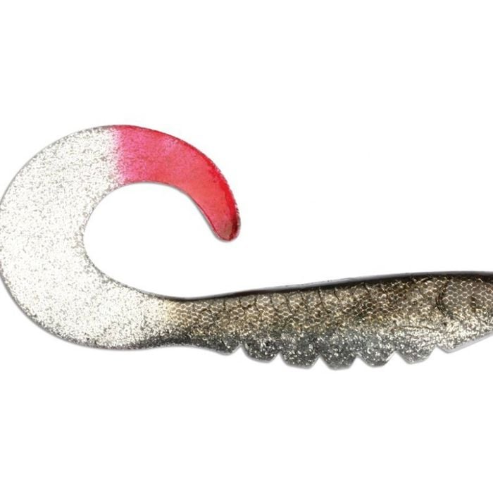 6 Inch Storm RIP Curly Tail Soft Plastic Fishing Lure - Green Roach