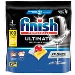 Finish Ultimate Lemon Dishwashing Tablets - 100 Pack