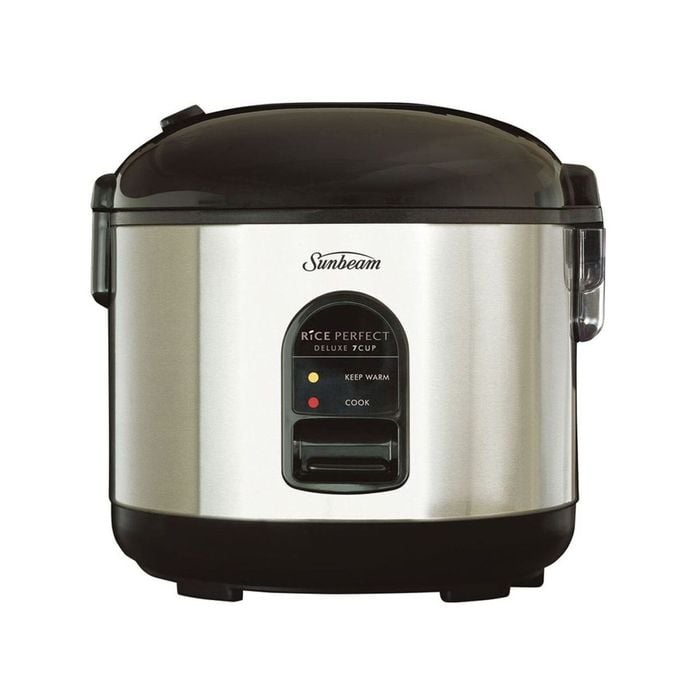 Sunbeam Perfect 7 Cup Deluxe Jar Electric Non Stick Rice Cook Steamer Cooker