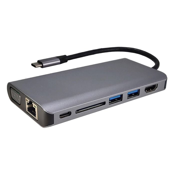 Shintaro USB-C Travel Display Multi Hub with USB-C to HDMI/VGA