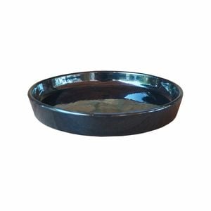 Northcote Pottery 23cm Black Ava Saucer