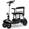 EQUIPMED Ultra-Lightweight Folding Electric Mobility Scooter, only 19kg with Battery Removed, 120kg Capacity, Brushless Motor