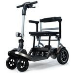 EQUIPMED Ultra-Lightweight Folding Electric Mobility Scooter, only 19kg with Battery Removed, 120kg Capacity, Brushless Motor