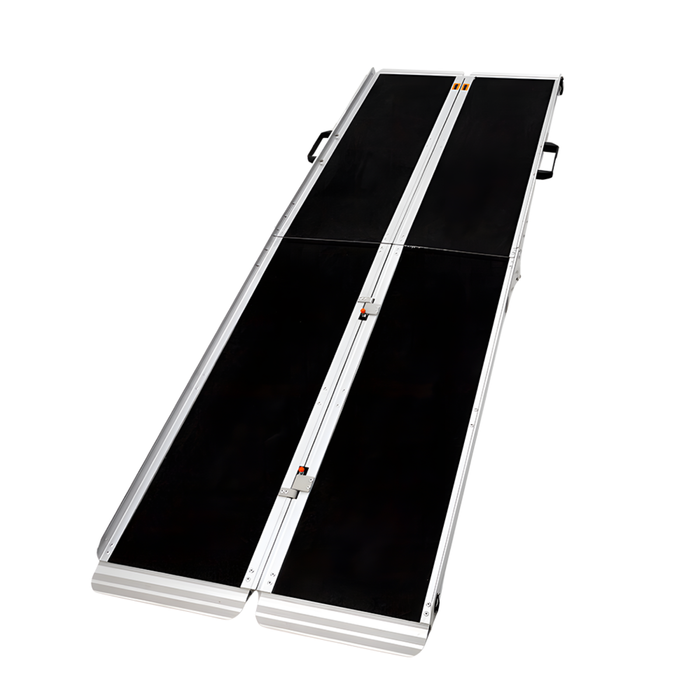 Heeve 2100mm Aluminium Multi-Fold Premium Wheelchair Ramp With Support Legs H0628