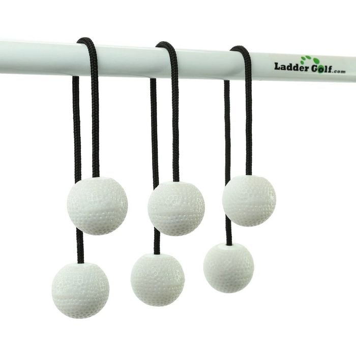 Ladder Golf Soft Bolas (3 pack) - White - additional or replacements for Ladder Golf
