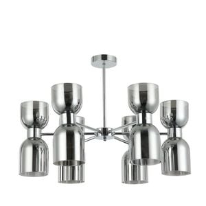 CLA Lighting Clessidra 12 Round Base Pendant Light Smokey Black