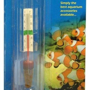 Glass Floating Hydrometer & Thermometer for Salt Water Aquariums Aqua One