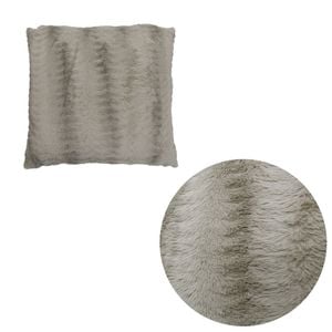 Blanca Mocha Faux Fur Cushion 43 x 43 cm