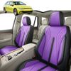 Australian Goose Front Seat Covers for VolksWagen Golf 2021 - Current (Hatch/Wagon (MK8)) - PU Leather, Purple (2pc)