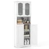 Costway Bathroom Floor Storage Cabinet High Sideboard