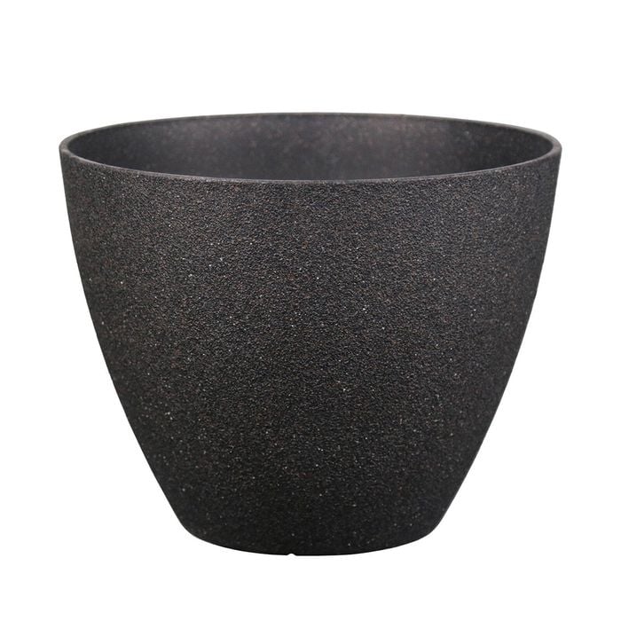 EDEN 30cm Black Faux Planter 