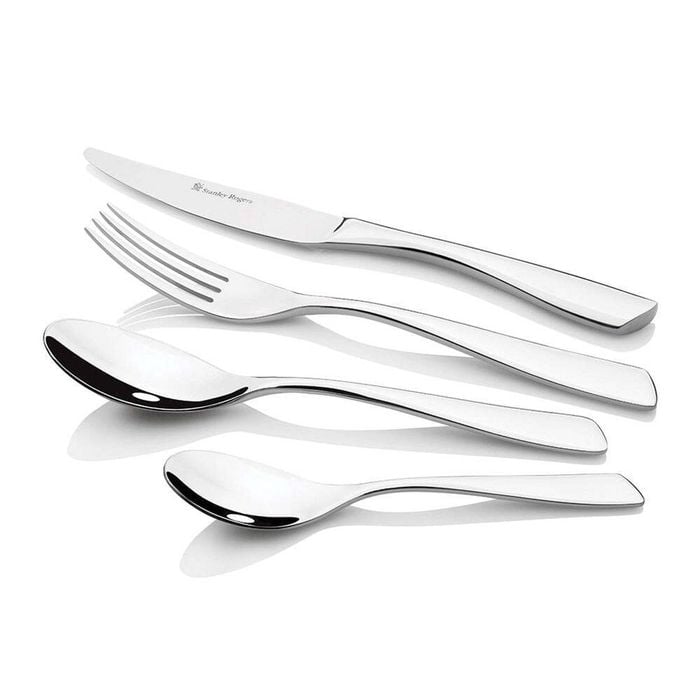 56pc Stanley Rogers Soho Stainless Steel Cutlery Family Dinner Party Set SLVR
