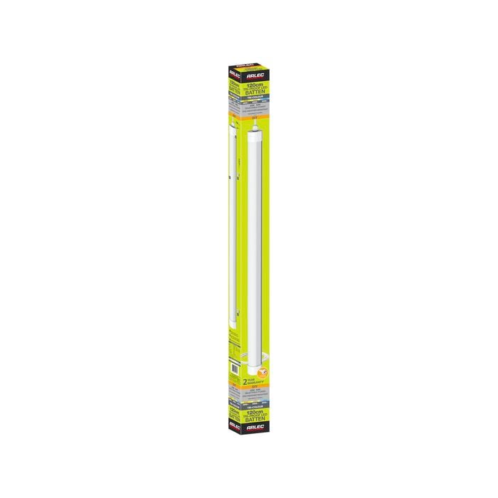 Arlec 120cm 40W DIY Dual Power And Tri Colour Tri Proof LED Batten Light Bunnings Australia