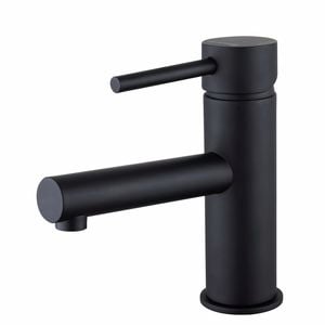 Mondella Matte Black Resonance Pin Lever Basin Mixer WELS 4 Star 7.5L/min