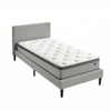 Zinus King Single Package Set - Fabric Bed Frame & 30cm Euro Pocket Spring Mattress Set
