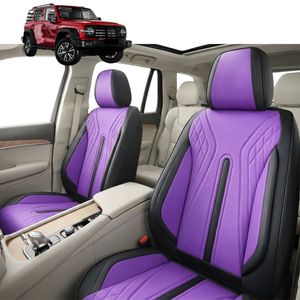 Australian Goose Front Seat Covers for GWM Haval Tank 300 2023 - Current (P01) - PU Leather, Purple (2pc)