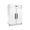 Polar G-series 2 Door Upright Fridge White 1200ltr - Commercial Solid Door Upright Fridges (dl898-a)