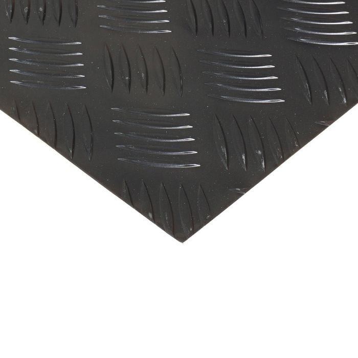 Metal Mate 300 x 600 x 2mm Black Aluminium Tread Plate