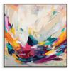 Artist Lane "New Beginnings " by Amira Rahim - 75x75cm Black Framed Canvas