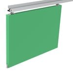Cowdroy 915mm Clear Single Door Wall Fix Track