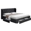Artiss Fabric Bed Frame Queen Drawers Beds Base