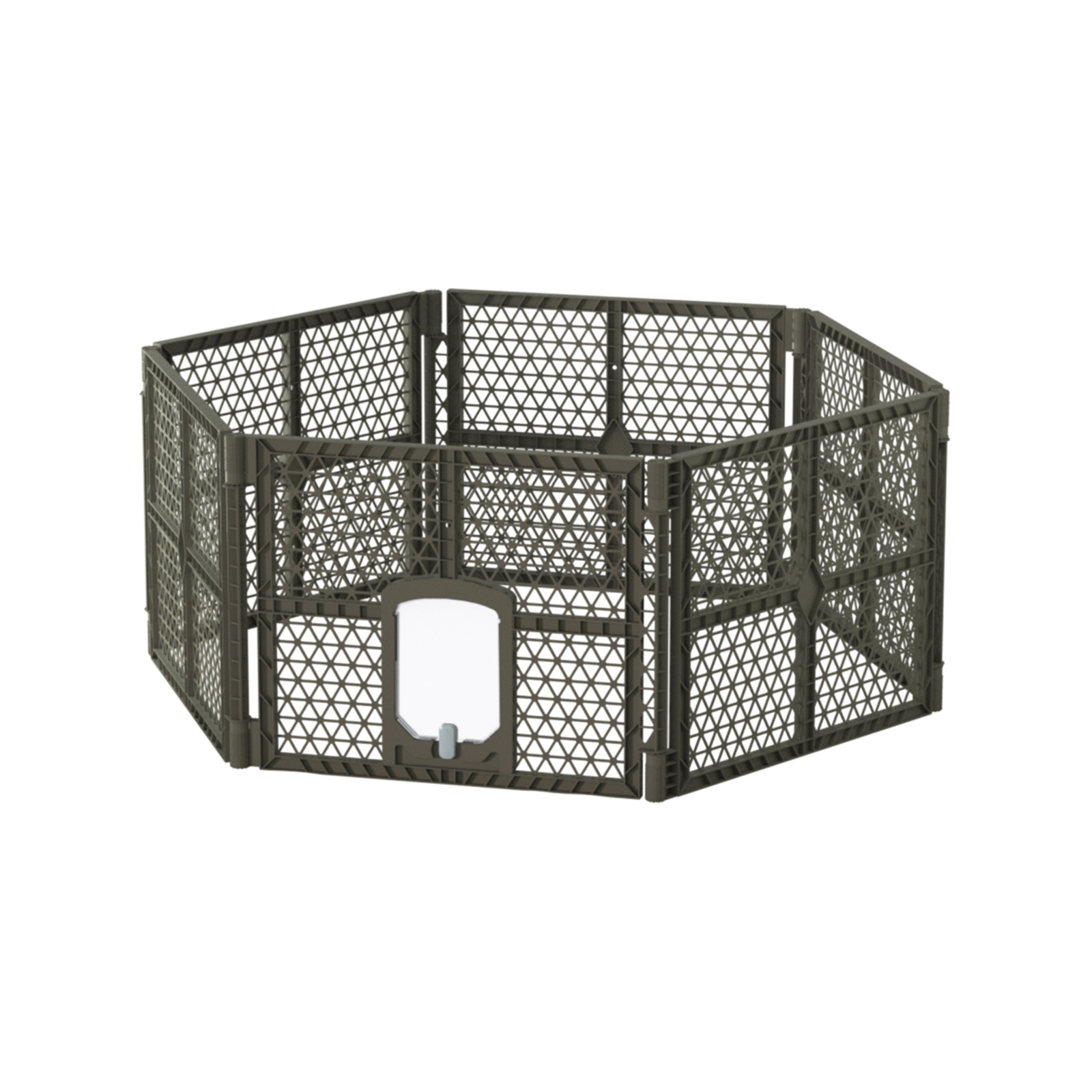 i.Pet Dog Playpen Enclosure 6 Panel Pet Fence Plastic Play Pen Bunnings Australia