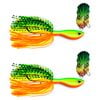 2x Rapala 10cm Rap V Pike Bladed Jig 21g Fishing Lures - Firetiger