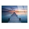 Wooden Pier & Sunset  Print 100% Australian Made 50 x 40cm  (Acrylic)