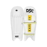 DSC Condor Flite Cricket Batting Pad | White, Size: Youth | Closure: Hook and Loop | Mesh Instep & Compact Wrap around fit