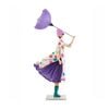Skitso Arla Handmade Girl Doll Figure W/ Purple Umbrella Vintage Decorative Lamp