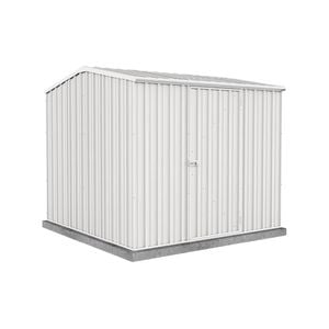 Absco Sheds 2.26 x 2.26 x 2.0m Surfmist Premier Single Door Garden Shed