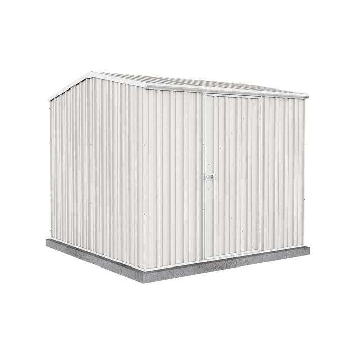 Absco Sheds 2.26 x 2.26 x 2.0m Surfmist Premier Single Door Garden Shed