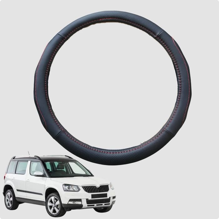 Steering Wheel Cover for Skoda Yeti 2009-2017  38CM | Circle