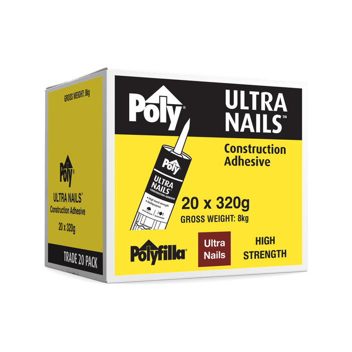 Poly 320g Ultra Nails Construction Adhesive