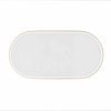 Attica 1500 x 750mm Brushed Gold Metal Framed Nobu Oval LED Mirror