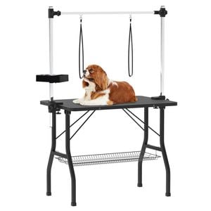 Advwin Pet Grooming Table Dog Cat Salon Table with Tool Storage