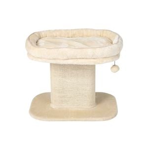 Costway 50cm Cat Tree Kitten Condo Sisal Scratching Post Beige