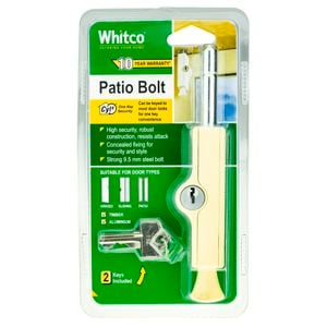 Whitco Primrose CYL4 Patio Bolt