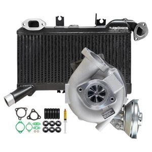 Upgrade Billet Turbo Charger With 60mm Intercooler For Toyota LandCruiser 79 Series VDJ79R 1VD-FTV V8 4.5L