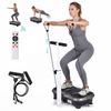 Advwin Vibration Platform Exercise Machine with Adjustable Handlebar, Grey