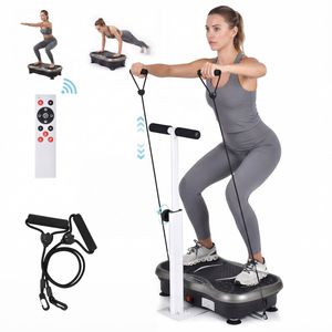 Advwin Vibration Platform Exercise Machine with Adjustable Handlebar, Grey